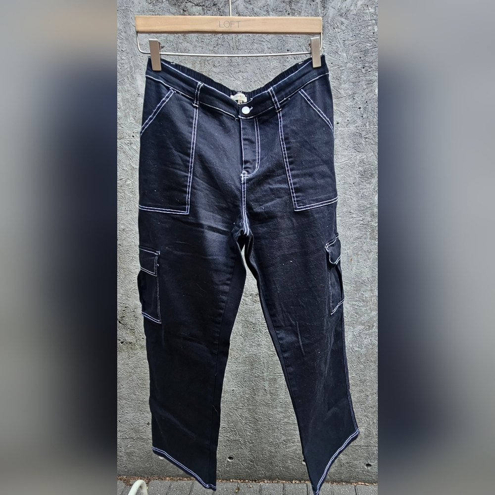 Ultra Flirt Black Cargo Pants